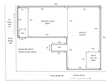 Giảm sâu, Tổ hợp Biệt thự + Kho xưởng - Xuân Thới Thượng - Quận Hóc Môn