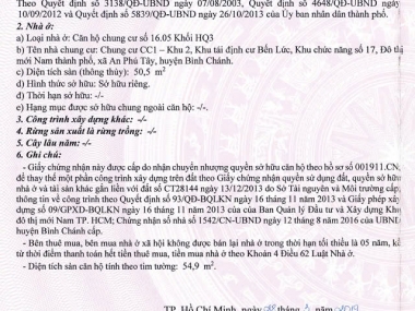 1,2 Tỷ Sổ Sẵn Công chứng bán ngay Căn hộ 2PN tại đường Nguyễn Văn Linh. vay 70%