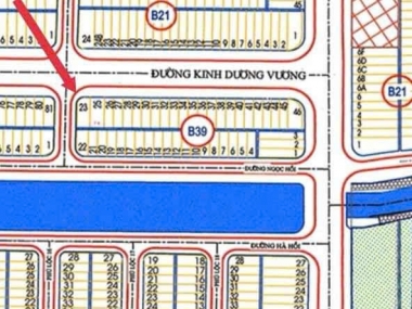 Cần bán lô góc  2 mặt tiền kinh doanh đường KINH DƯƠNG VƯƠNG Diện tích 120m2