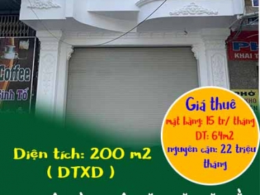 CHO THUÊ NHÀ NGUYÊN CĂN HOẶC MẶT BẰNG CĂN MẶT TIỀN đường 426 Trần Hưng Đạo, TP Mỹ tho