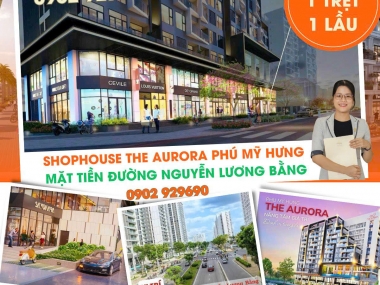 Shophouse căn góc mặt tiền phố thương mại Nguyễn Lương Bằng mua trực tiếp chủ đầu tư