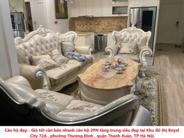 Căn hộ đẹp - Giá tốt cần bán nhanh căn hộ 2PN tầng trung siêu đẹp tại quận Thanh Xuân, TP Hà Nội