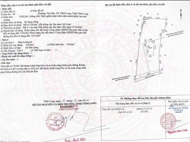 ĐẤT ĐẸP - ĐẦU TƯ SINH LỜI - CHÍNH CHỦ - Bán Nhà Và Đất Tại Phường Tân Hội, TP. Vĩnh Long