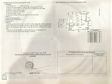 Bán nhanh HXH đường số 9, Phường 16, Quận Gò Vấp