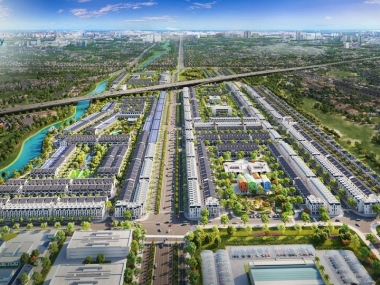 Bán Lỗ 2 Lô Nền Nhà Phố 2 Mặt Tiền (A2-38 và A2-37) Tại The Sol City - Xã Long Thượng, Cần Giuộc, Lo