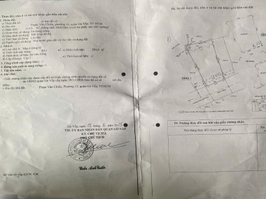 3 MẶT HẺM 10M KHU DÂN CƯ  CAO TẦNG SÁT CHỢ, LÊ ĐỨC THỌ, ĐƯỜNG TRƯỚC NHÀ 10M NHÀ Ở CỰC ĐẸP CHDV CHO T