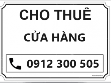 CHÍNH CHỦ CHO THUÊ GIAN HÀNG  MẶT PHỐ THÁI THỊNH, ĐỐNG ĐA, HÀ NỘI